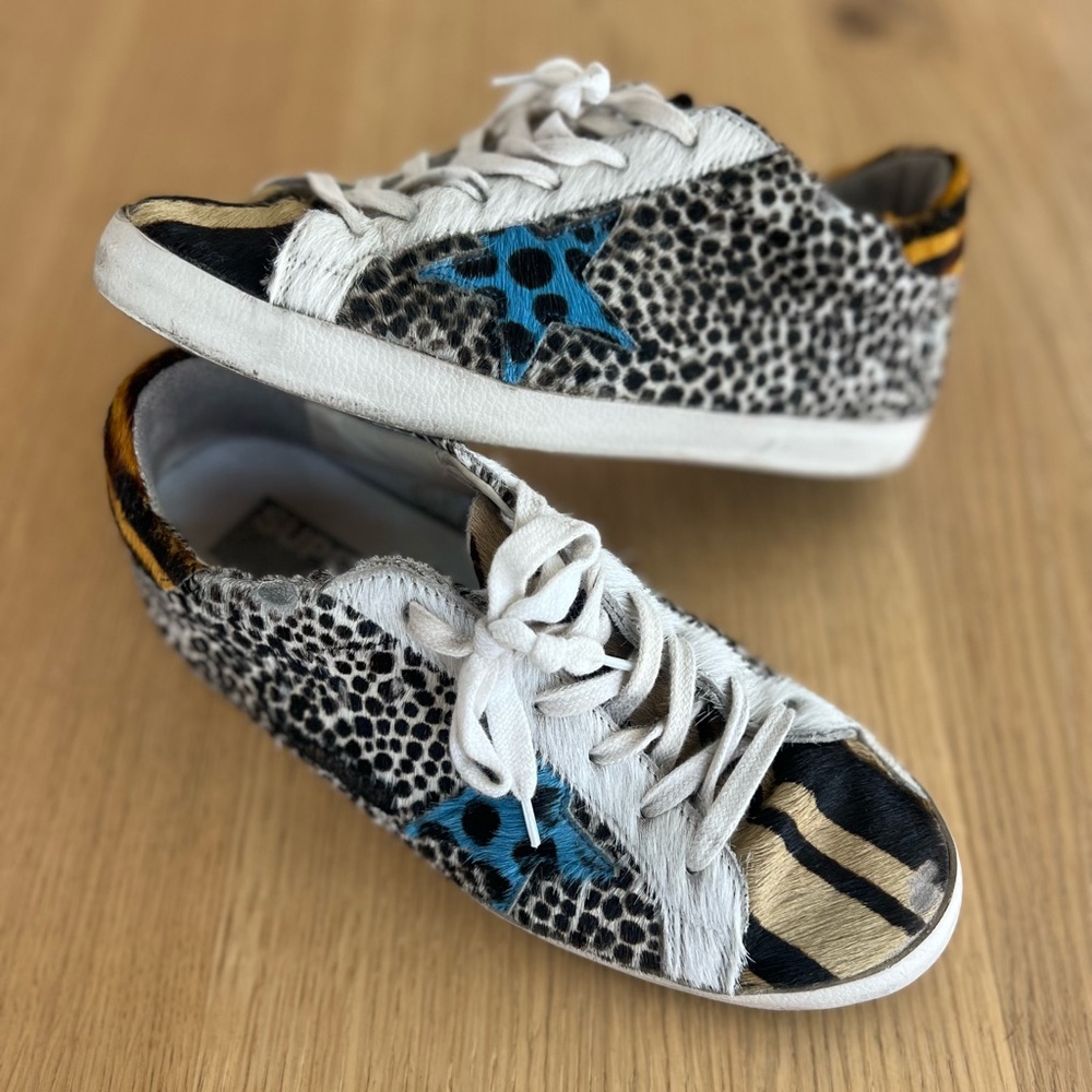 Golden Goose Pony Hair Sneakers